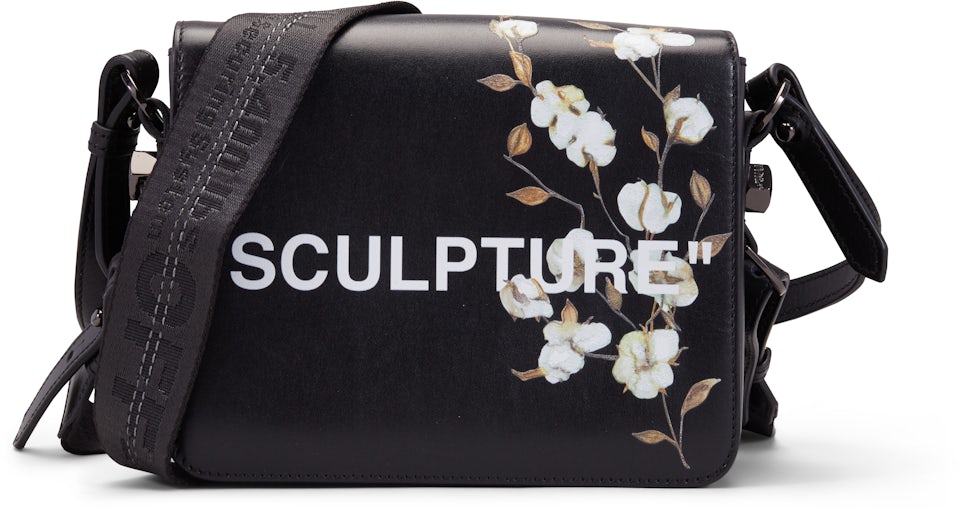 Off-White Sculpture Cotton Flower Print Shoulder Bag, $999, farfetch.com