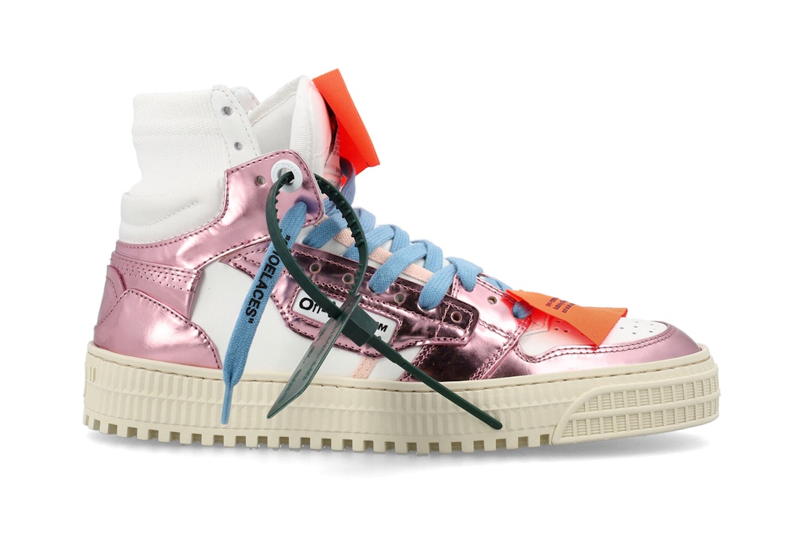 Pre-owned Off-white Off-court 3.0 High White Metallic Pink (women's) (fw22) In White/metallic Pink