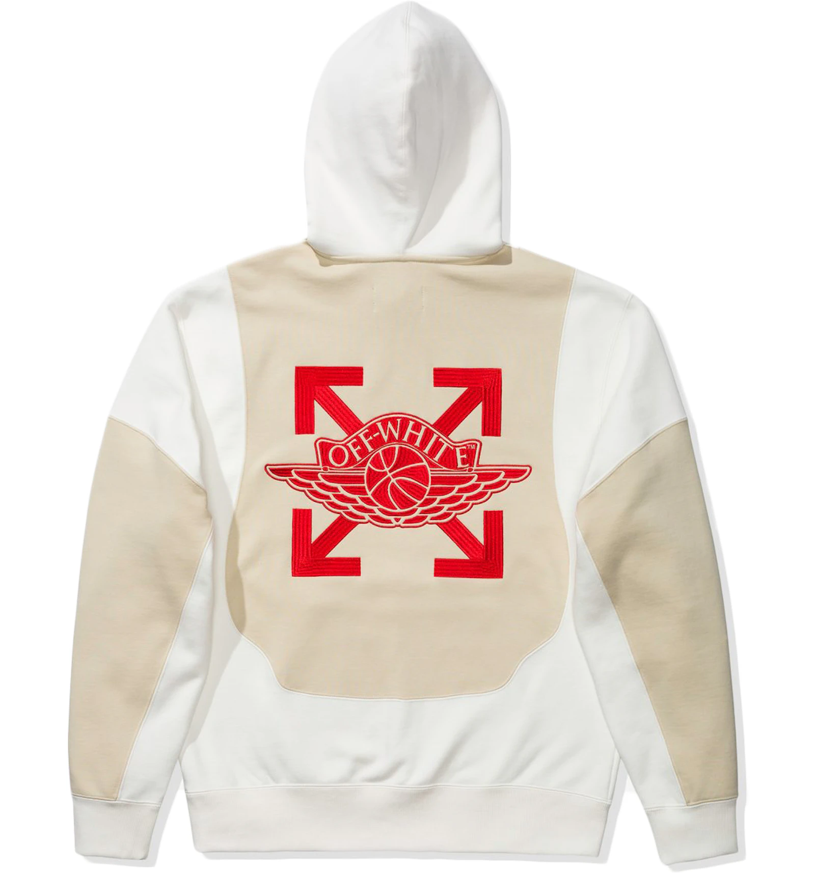 NIKE OFF-WHITE HOODIE WHITE PULLOVER | www.jarussi.com.br