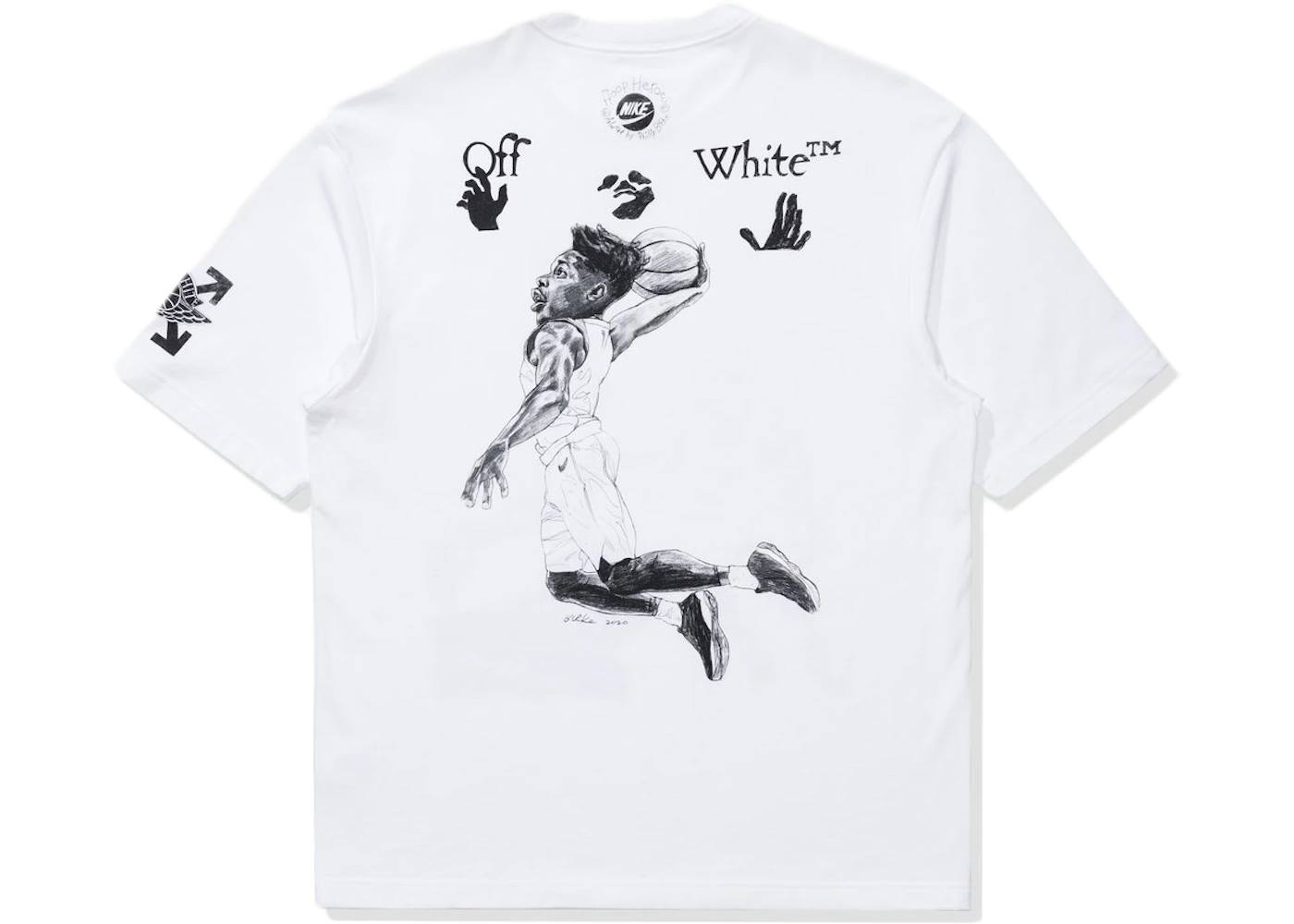 OFF-WHITE x Jordan T-shirt White Men's - SS21 - US