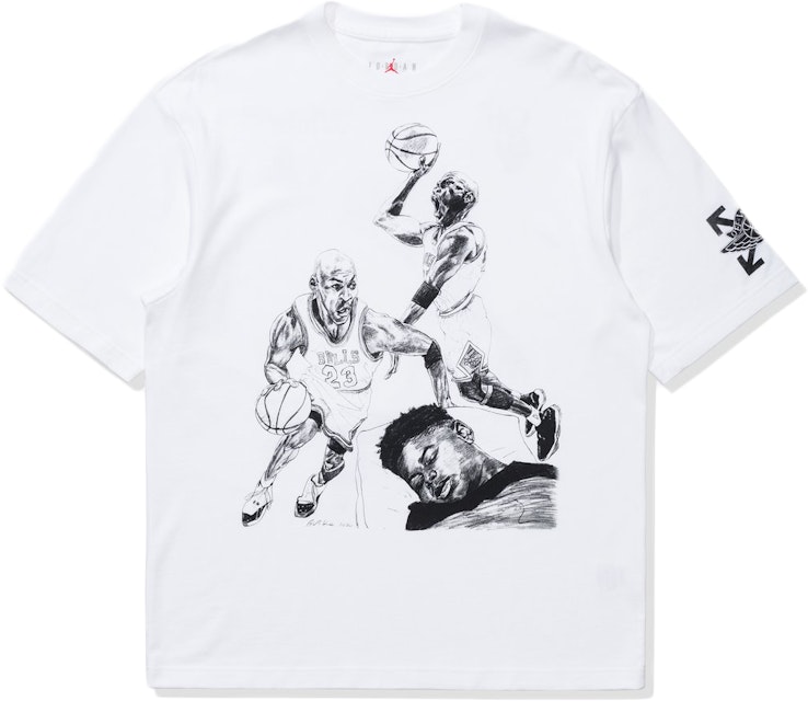 Mob lur reaktion Off-White x Jordan T-shirt White - SS21 - US