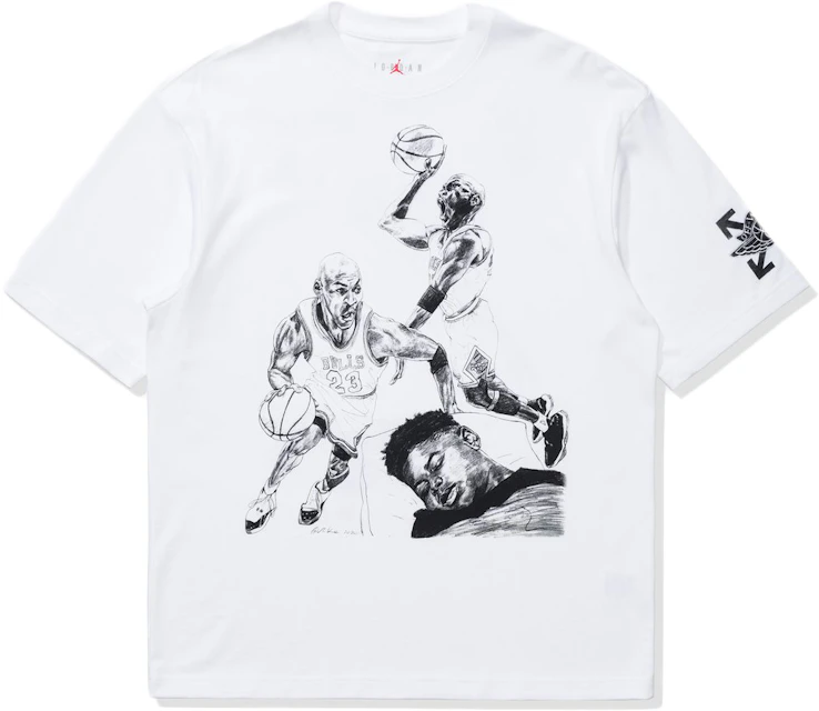 Molestar Vinagre arrendamiento Off-White x Jordan T-shirt White - SS21 - ES