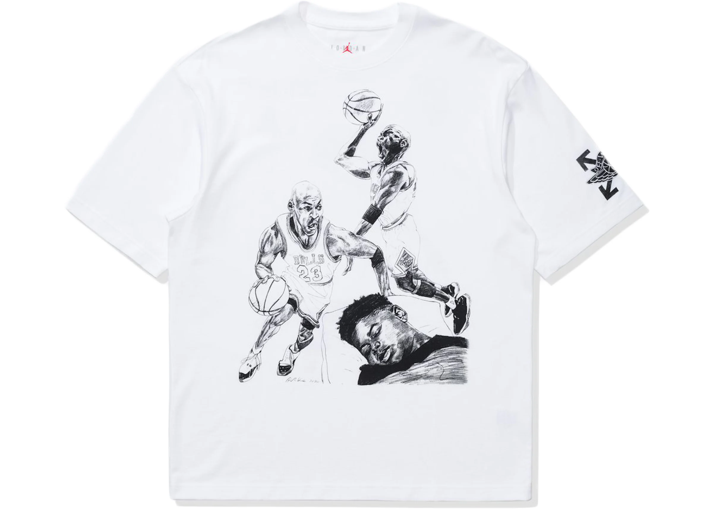 OFF-WHITE x Jordan T-shirt White Men's - SS21 - US
