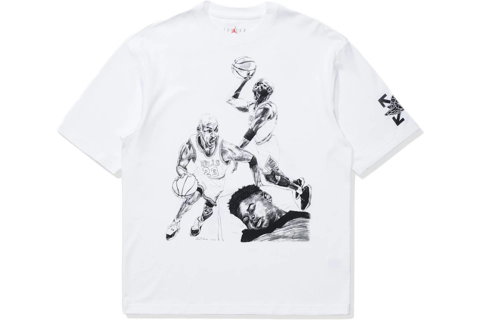 Off-White x Jordan T-shirt White SS21 ES