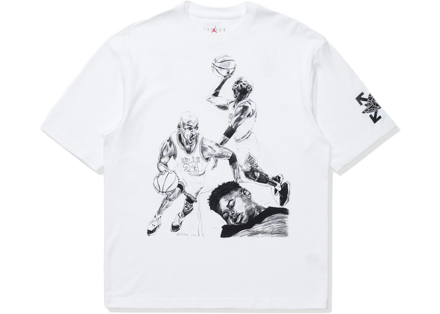 Off White X Jordan T Shirt White Ss21 Off White X Jordan T Shirt White Ss21