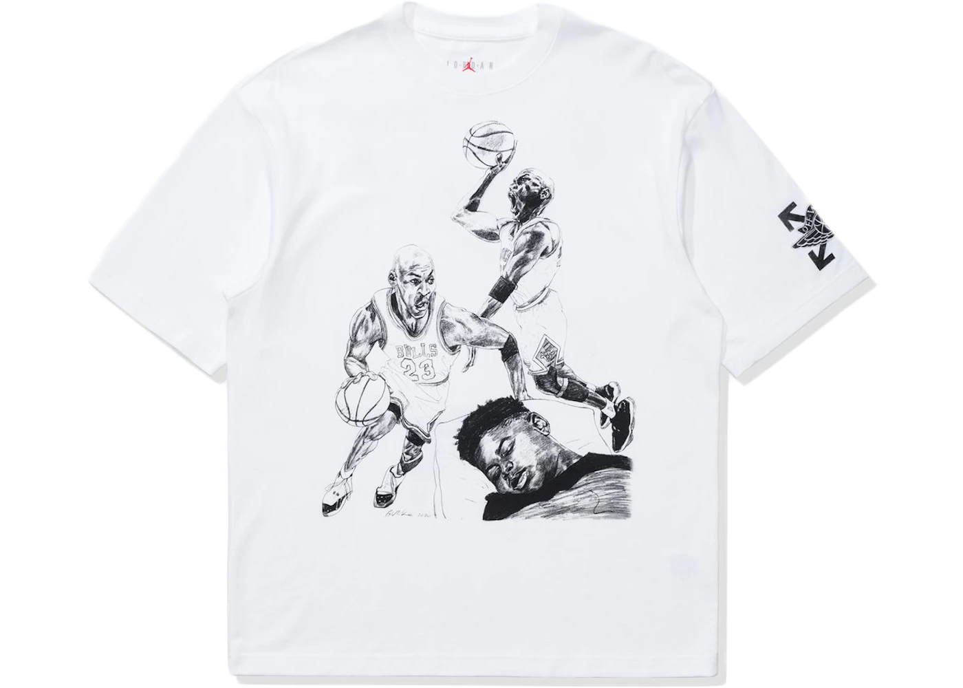 OFF-WHITE x Jordan T-shirt White - SS21 メンズ - JP