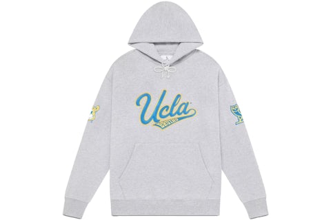 OVO x NCAA UCLA Bruins Hoodie Ash Heather Grey Men's SS24 US
