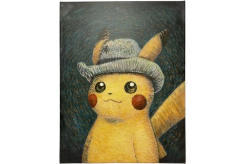 Pokemon Center x Van Gogh Museum: Pikachu Inspired by Self Pokemon Center x Van Gogh Museum: Pikachu Inspired by Self