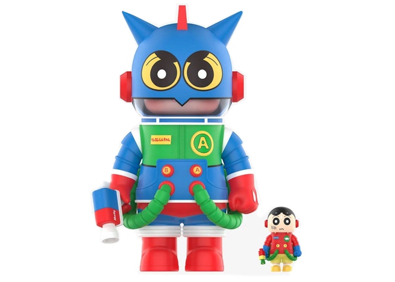 POP MART MEGA MOLLY 400%+100% クレヨンしんちゃん Pop Mart Mega Space Molly Crayon Shinchan Action Kament 100