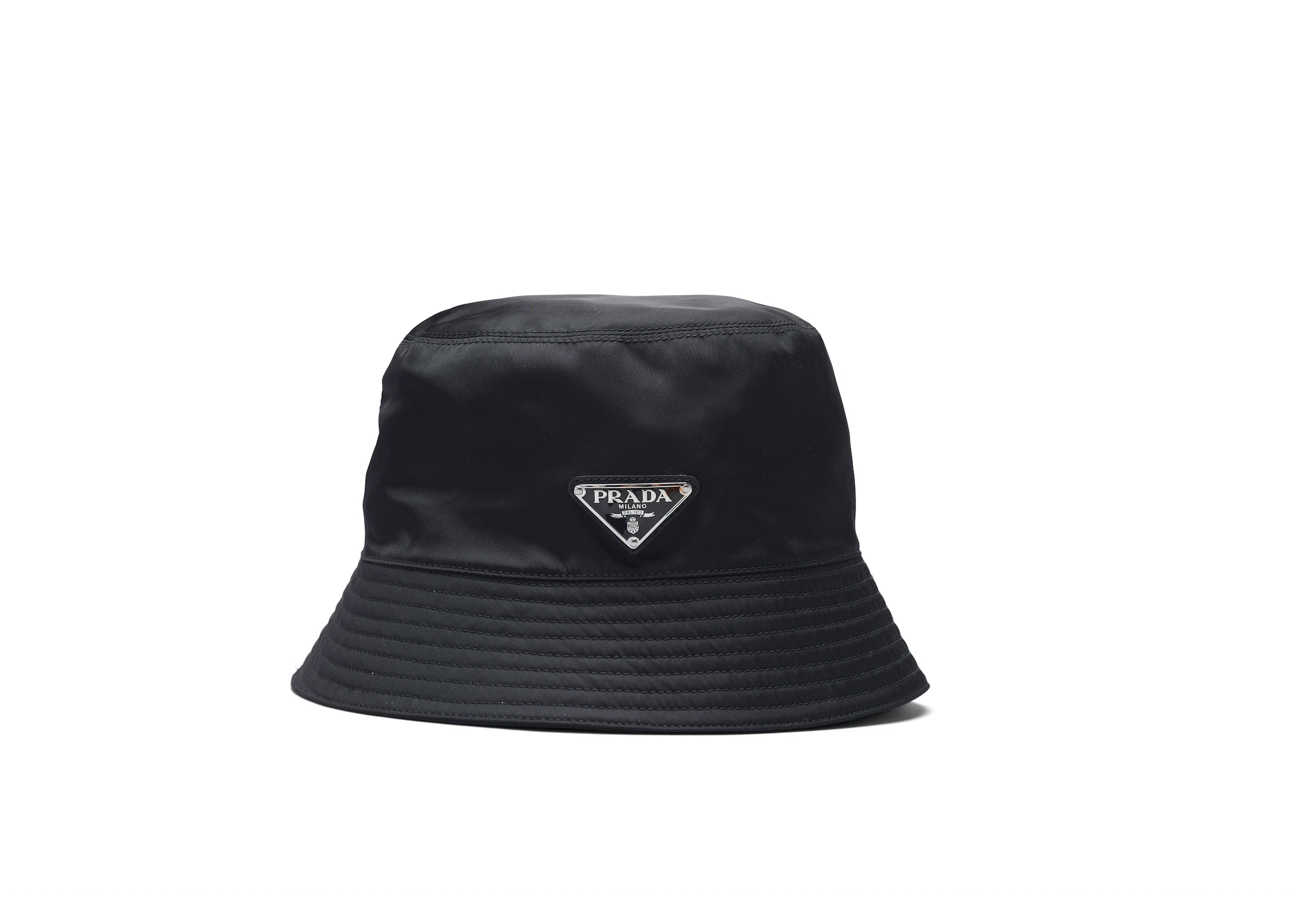 Uil Zending Het beste Prada Re-Nylon Bucket Hat Black in Re-Nylon - US