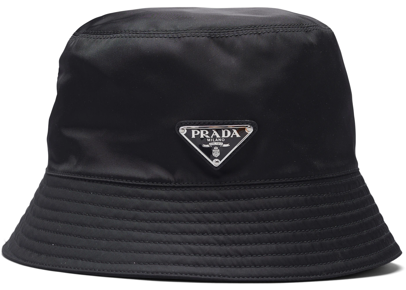 Prada Re-Nylon Bucket Hat Black in Re-Nylon - US