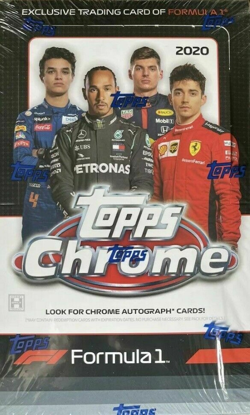 2020 Topps Chrome Formula 1 Racing Hobby Box