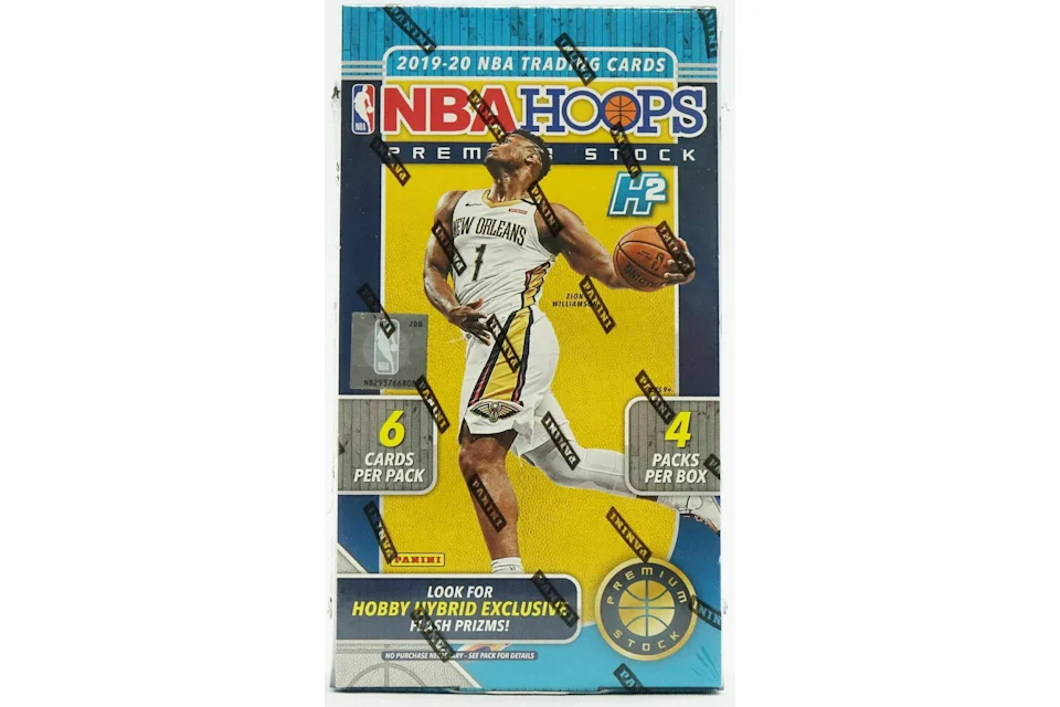 2019-20 Panini NBA Hoops Premium Stock Basketball Hobby Hybrid Box
