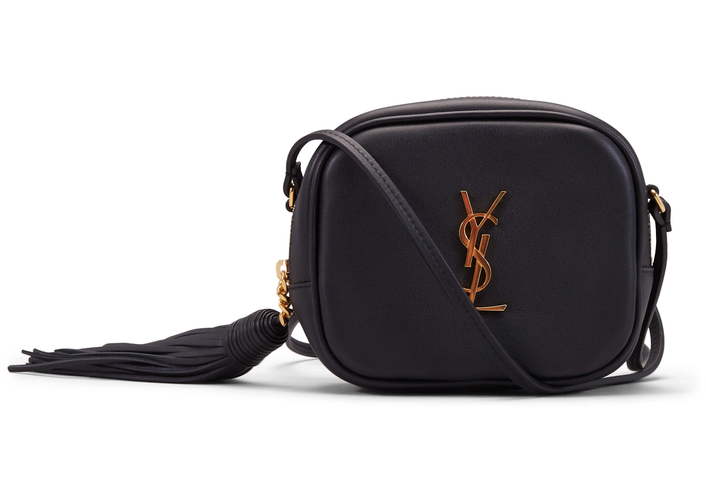 Saint Laurent Blogger Crossbody Black in Leather with Gold-tone - US