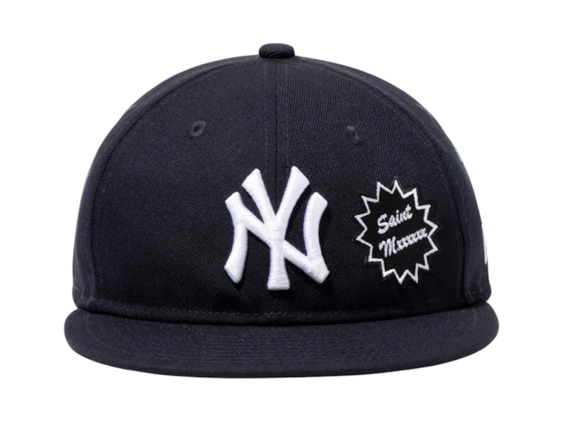 Pre-owned Saint Mxxxxxx X Mlb New Era New York Yankees Snapback Cap In Navy Blue