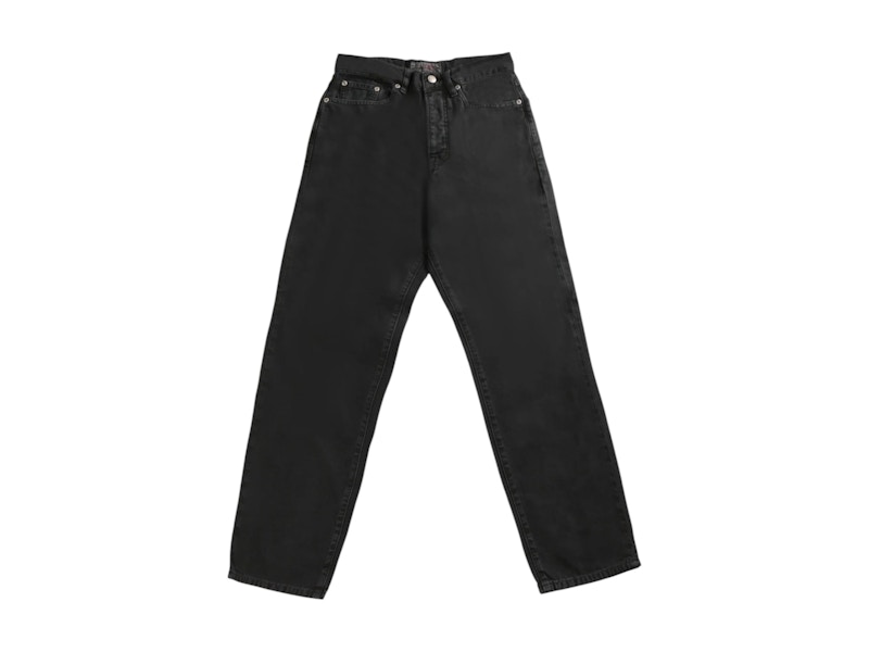 パンツ Stussy Classic Jean Washed Canvas Black Stussy Washed Canvas Classic Jean Black Men's - FW24 - US