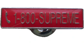 Supreme 1-800 Pin Red
