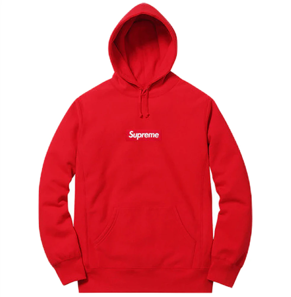 Supreme Box Logo Hooded Sweatshirt Red Herren - FW16 - DE