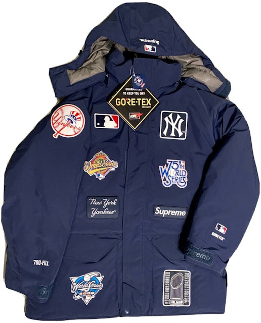 Supreme x New York Yankees GORE-TEX 700-Fill Down Jacket