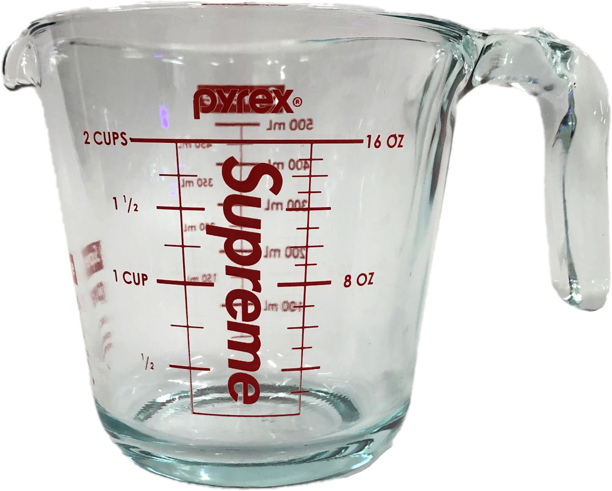 Pyrex 2 cups Glass Clear Measuring Cup