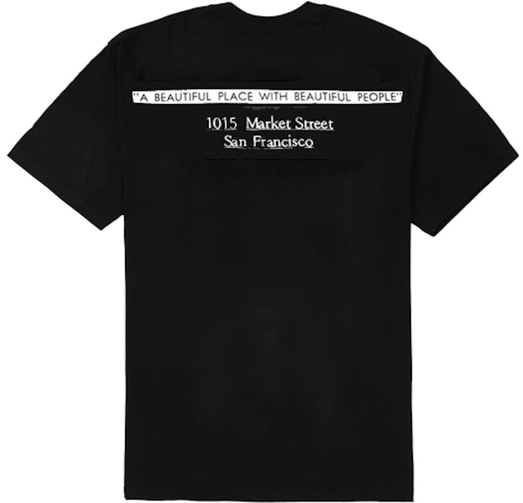 シュプリーム サンフランシスコ ボックスロゴ Tシャツ ブラック