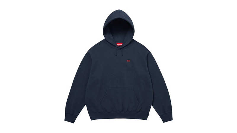 Supreme Box Logo Hooded Sweatshirt (FW25) Navy Men's - FW25 - US