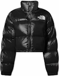 The North Face Womens Nuptse 700 Fill Short Jacket TNF Black