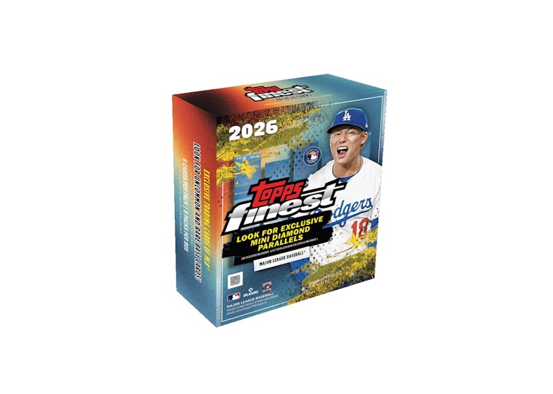 2026 Topps Finest Baseball Mega Box Sealed Case (20 Mega Boxes)
