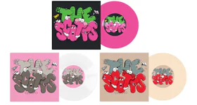Travis Scott The Scotts KAWS Vinyl 7" Pink/White/Beige Set