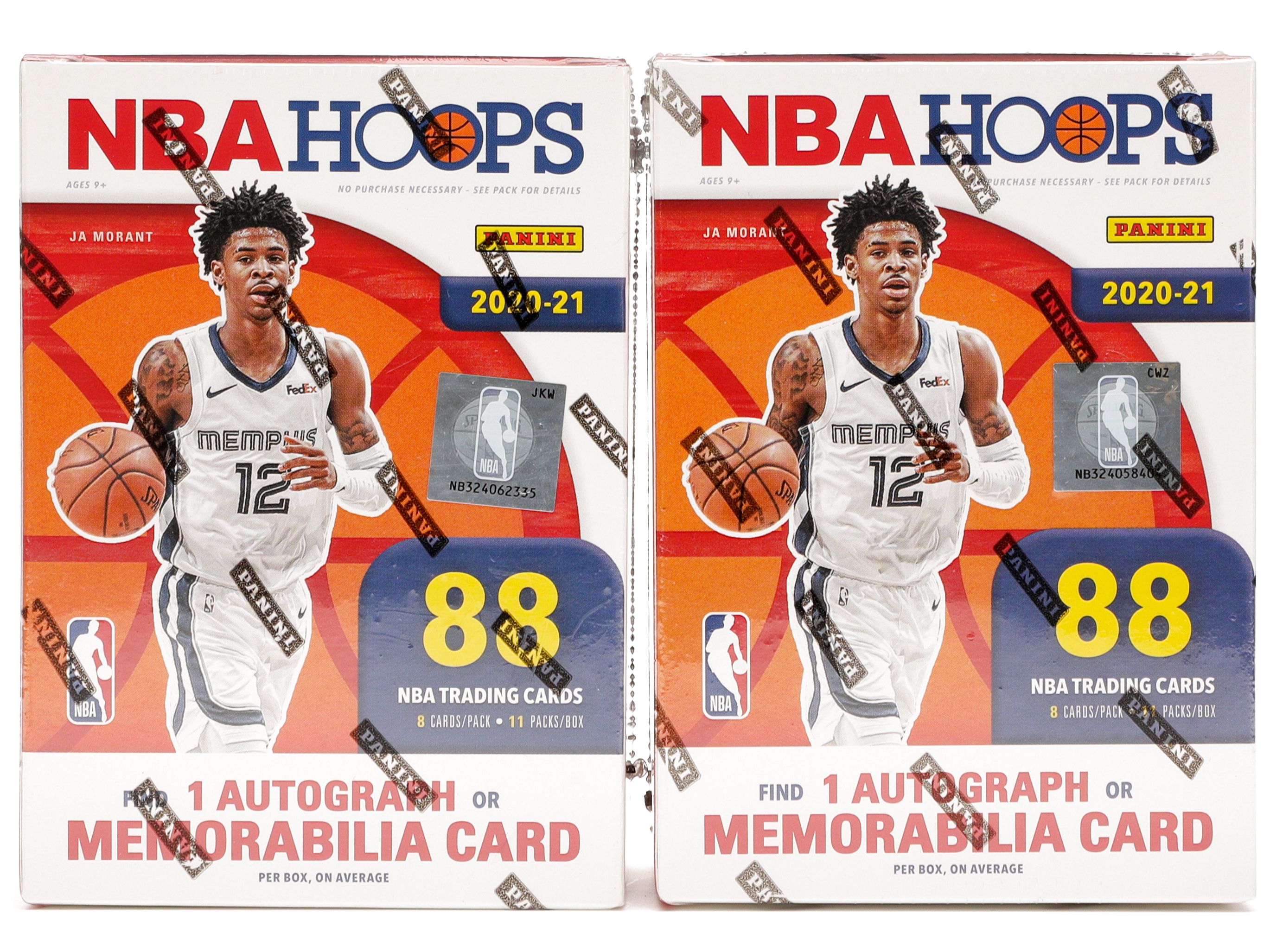 ラスト1つ NBAカード 2020-21 Hoops Retail Boxラメロ