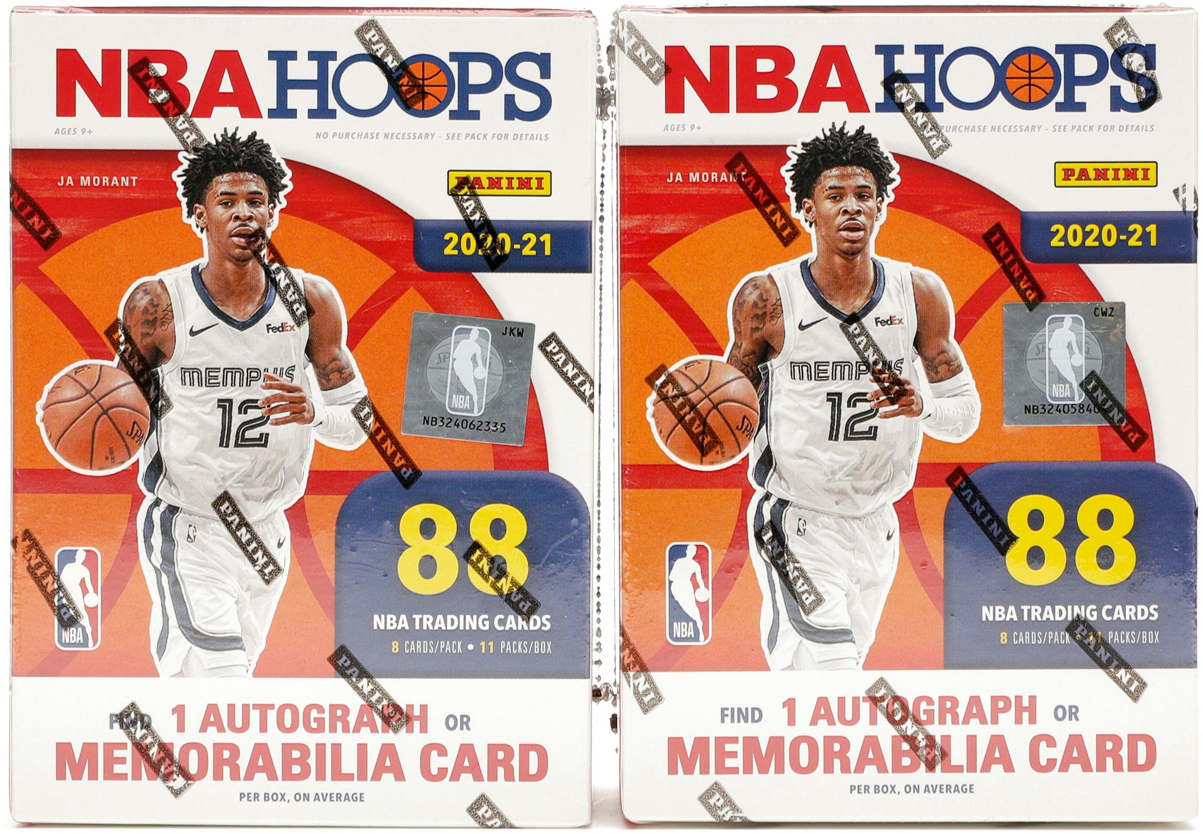 2020-21 Panini NBA Hoops Basketball Cards