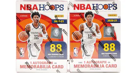 2020-21 Panini NBA Hoops Basketball Blaster Box 2x Lot