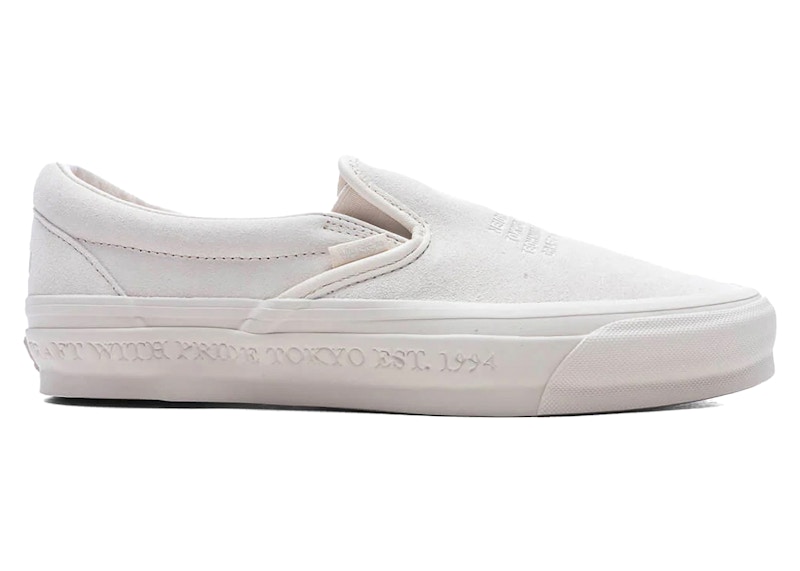 靴 NEIGHBORHOOD VANS OTW Classic Slip-On 98 VANS x Neighborhood OTW Classic Slip-On 98 Sneaker - Natural