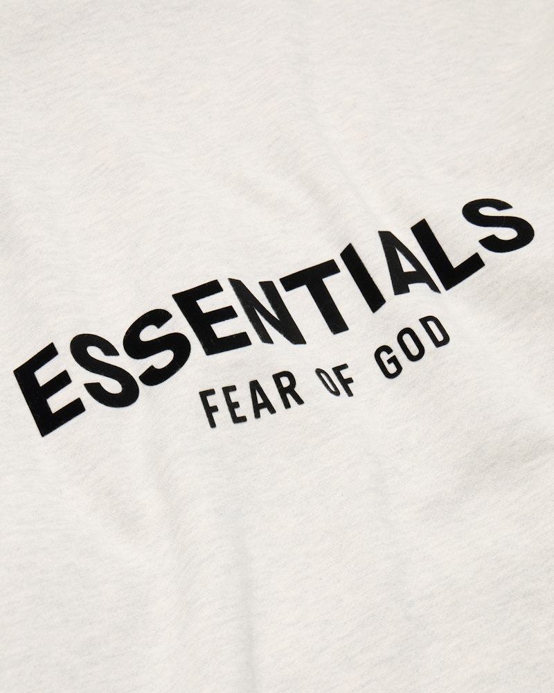 Fear of God Essentials Hoodie Light Oatmeal Men's - FW22 - US