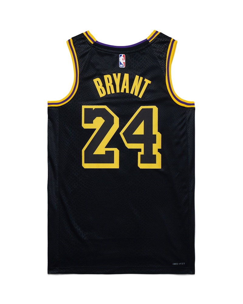 Nike Kobe Mamba Mentality Los Angeles Lakers City Edition Swingman Jersey  (FW23) Black Men's - FW23 - US