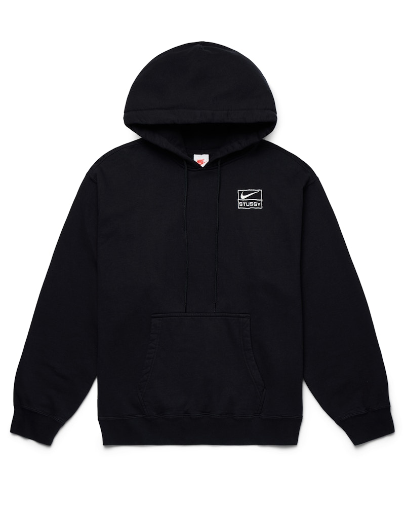 Nike x Stussy Washed Hoodie Black Men's - SS22 - US