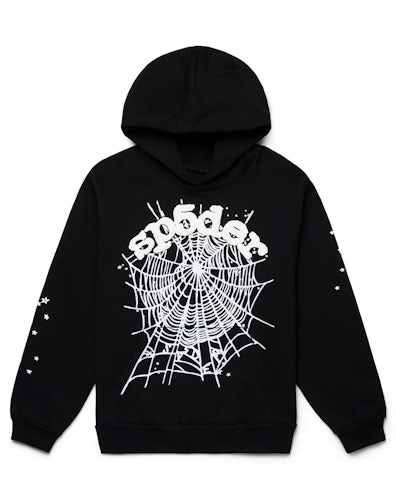 Sp5der OG Web Hoodie Black Men's SS24 US - Main Image