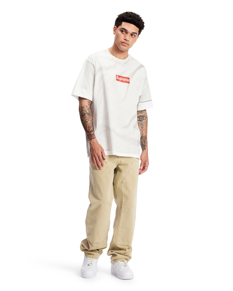 Supreme MM6 Maison Margiela Box Logo Tee White Men's - SS24 - US