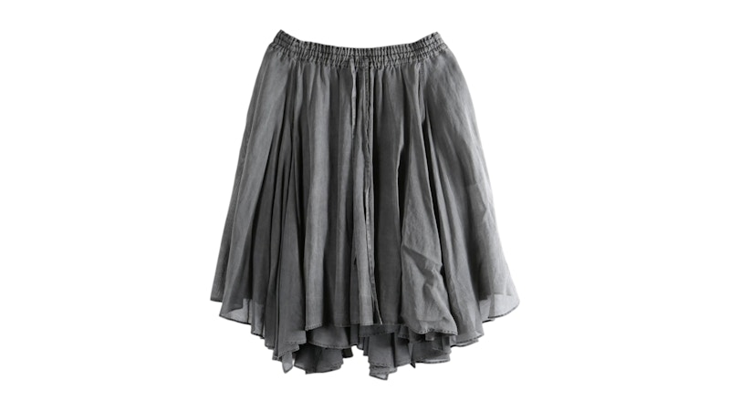 Y's Women's I-Flare Gather Skirt Grey - SS26 - JP