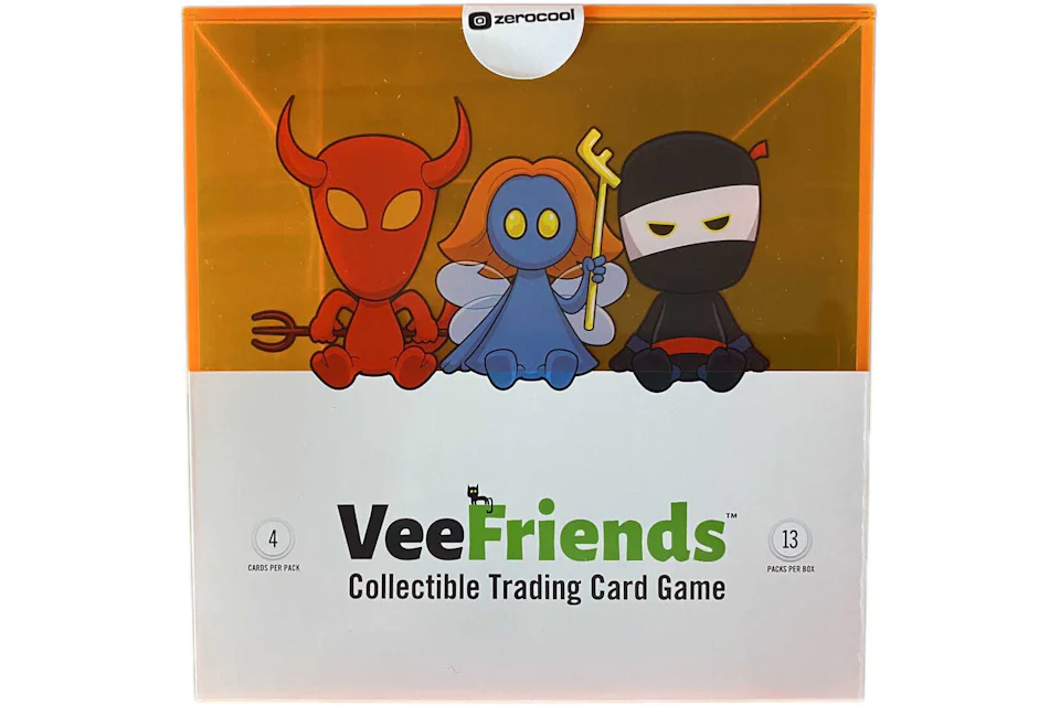 zerocool VeeFriends Series 2 Rare Debut Edition Collectible Trading Card Game Box (Orange)