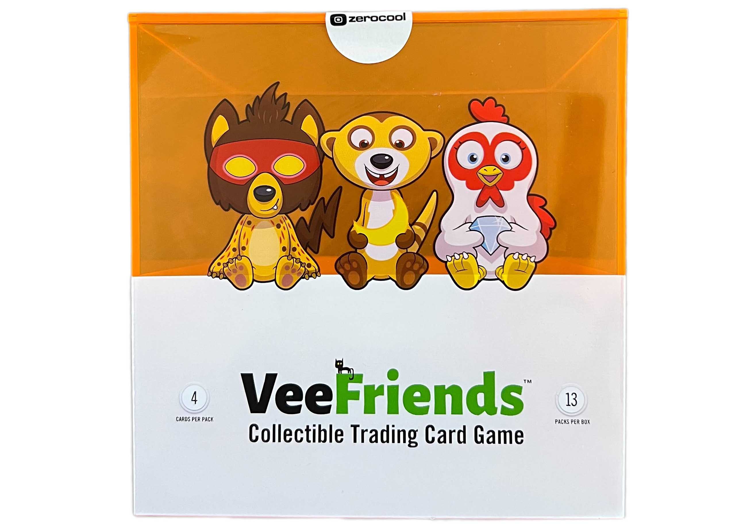 zerocool VeeFriends Series 2 Rare Web 3 Edition Collectible Trading Card  Game Box (Orange)