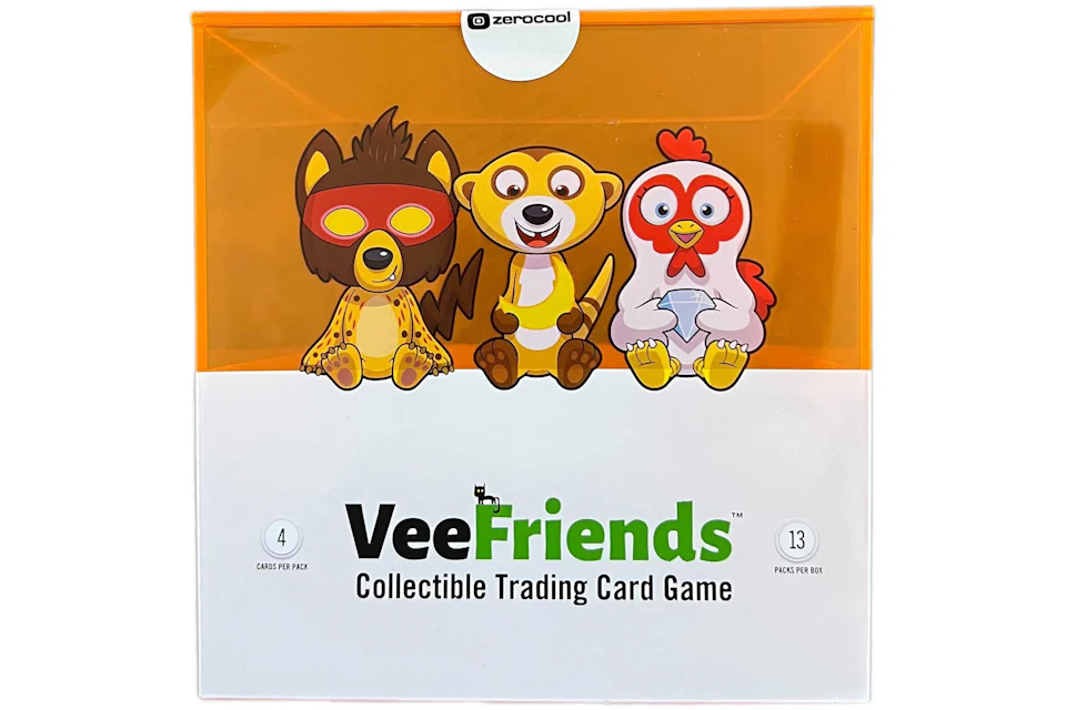 zerocool VeeFriends Series 2 Rare Web 3 Edition Collectible Trading Card Game Box (Orange)