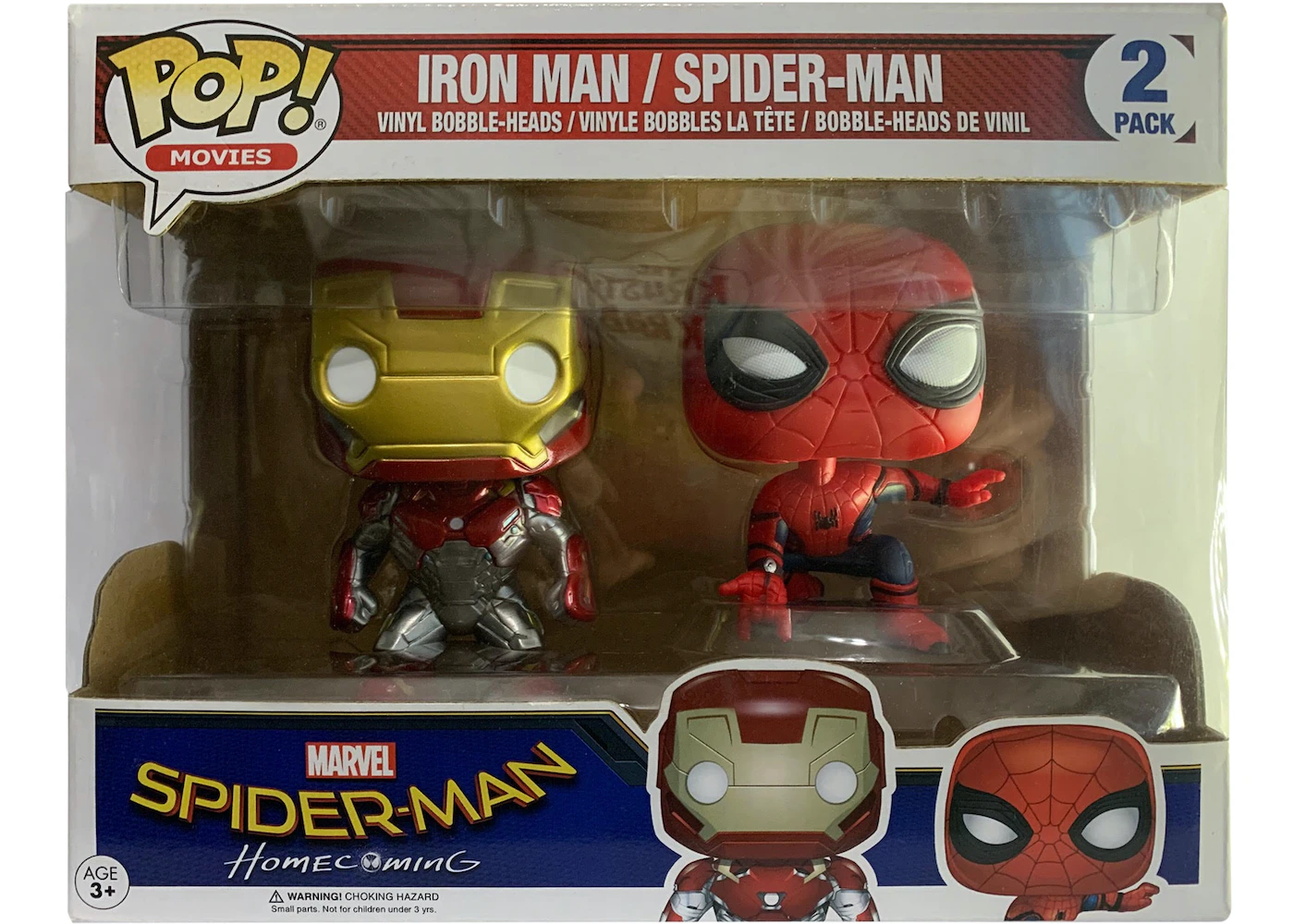 Funko Pop! Movies Marvel Spiderman Iron Man