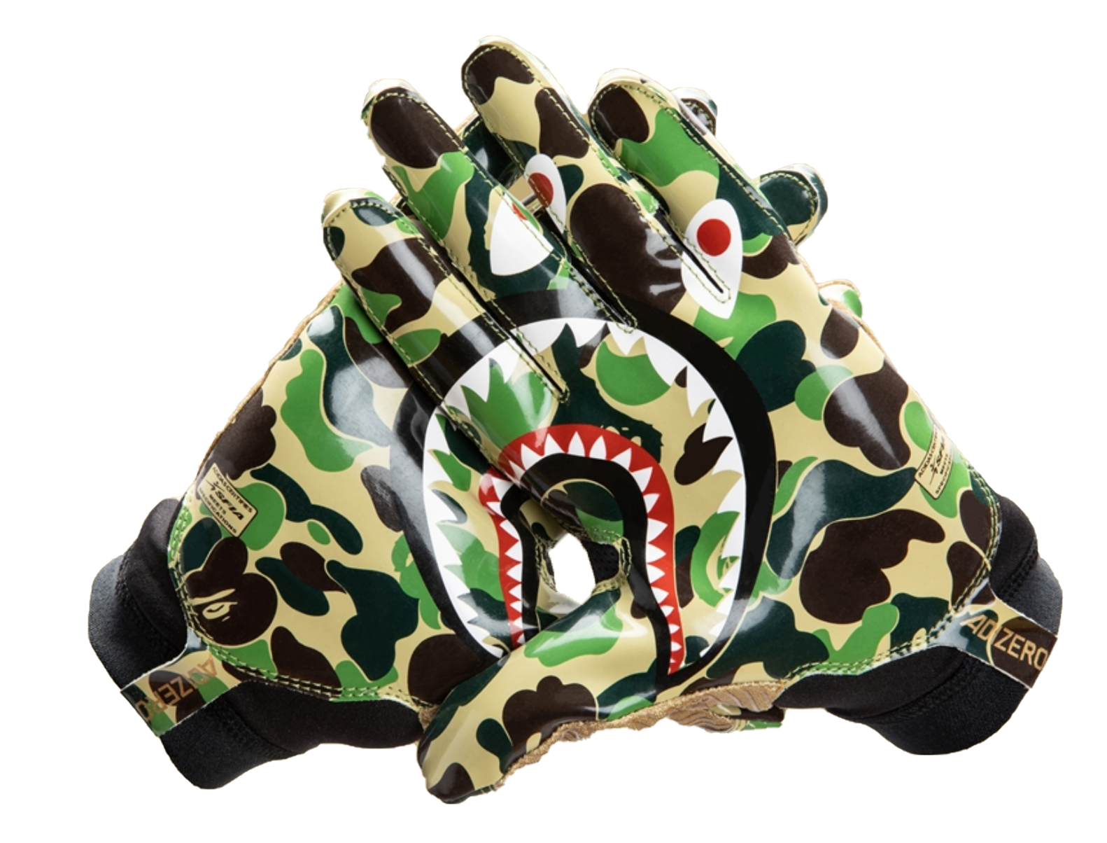 BAPE x Adidas Adizero 8.0 Gloves Green 