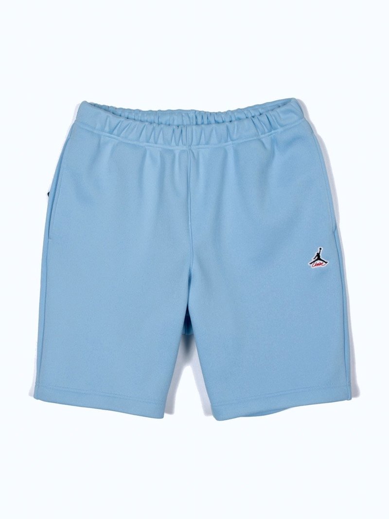 blue and white jordan shorts