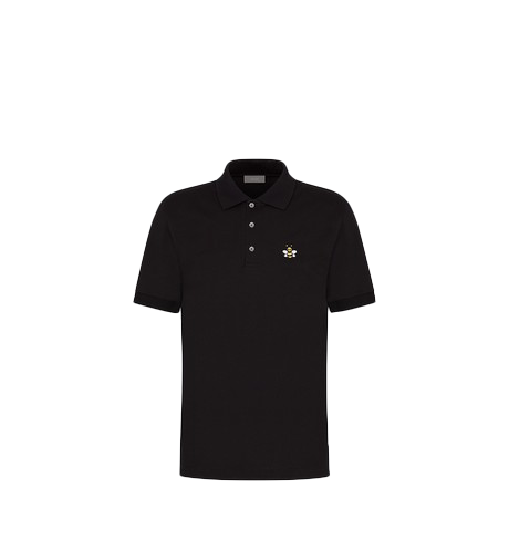 KAWS x Dior Bee Polo Shirt Black - SS19