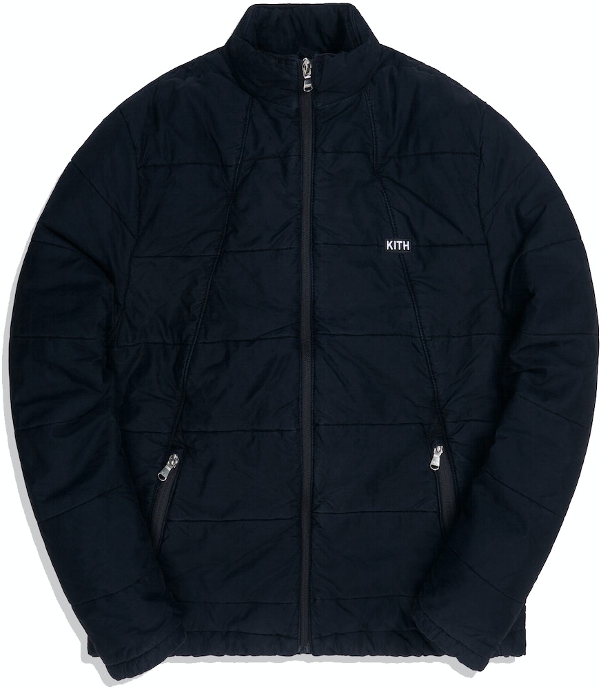 Kith Quilted Liner Jacket Black - FW20