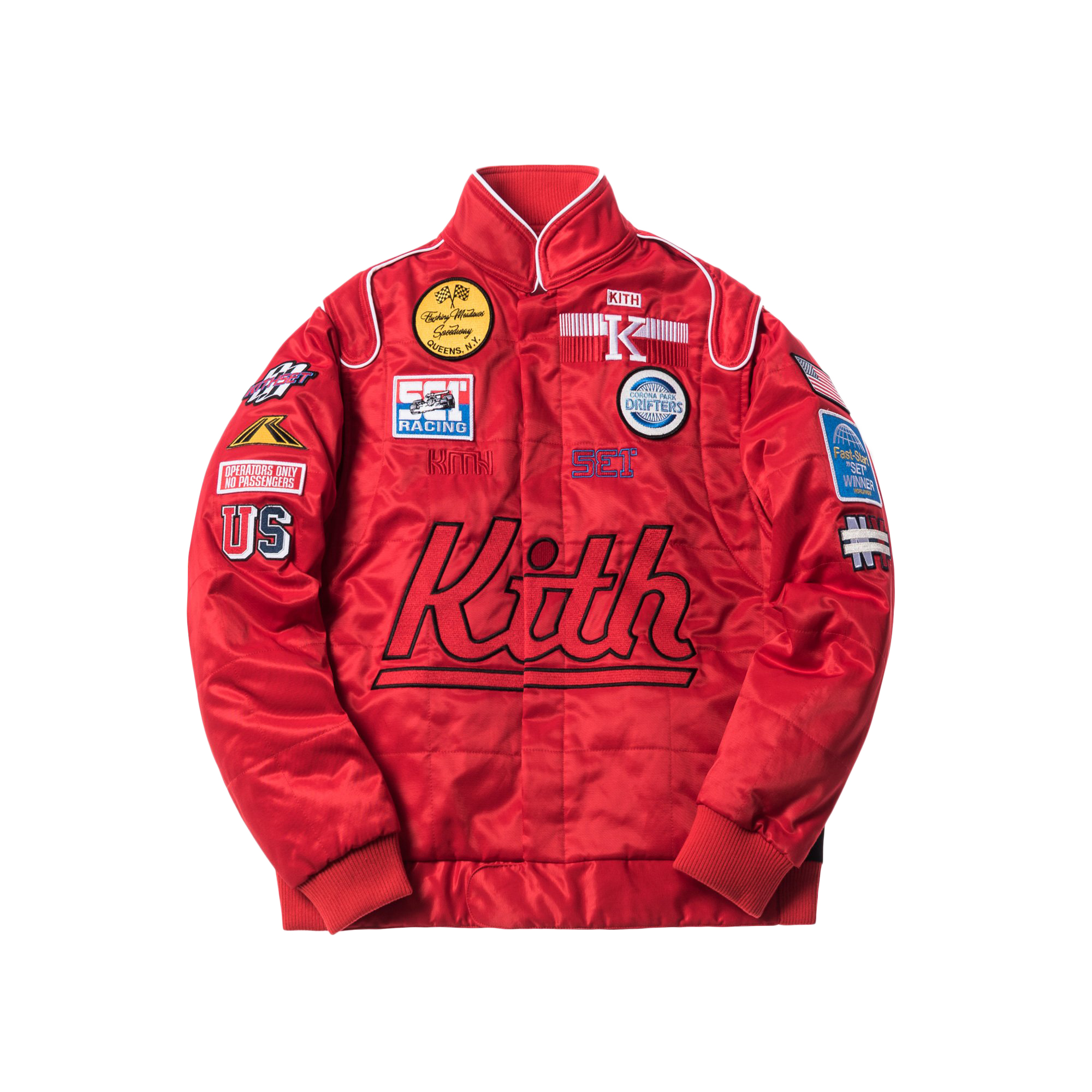 Kith Racing Jacket Red - SS18