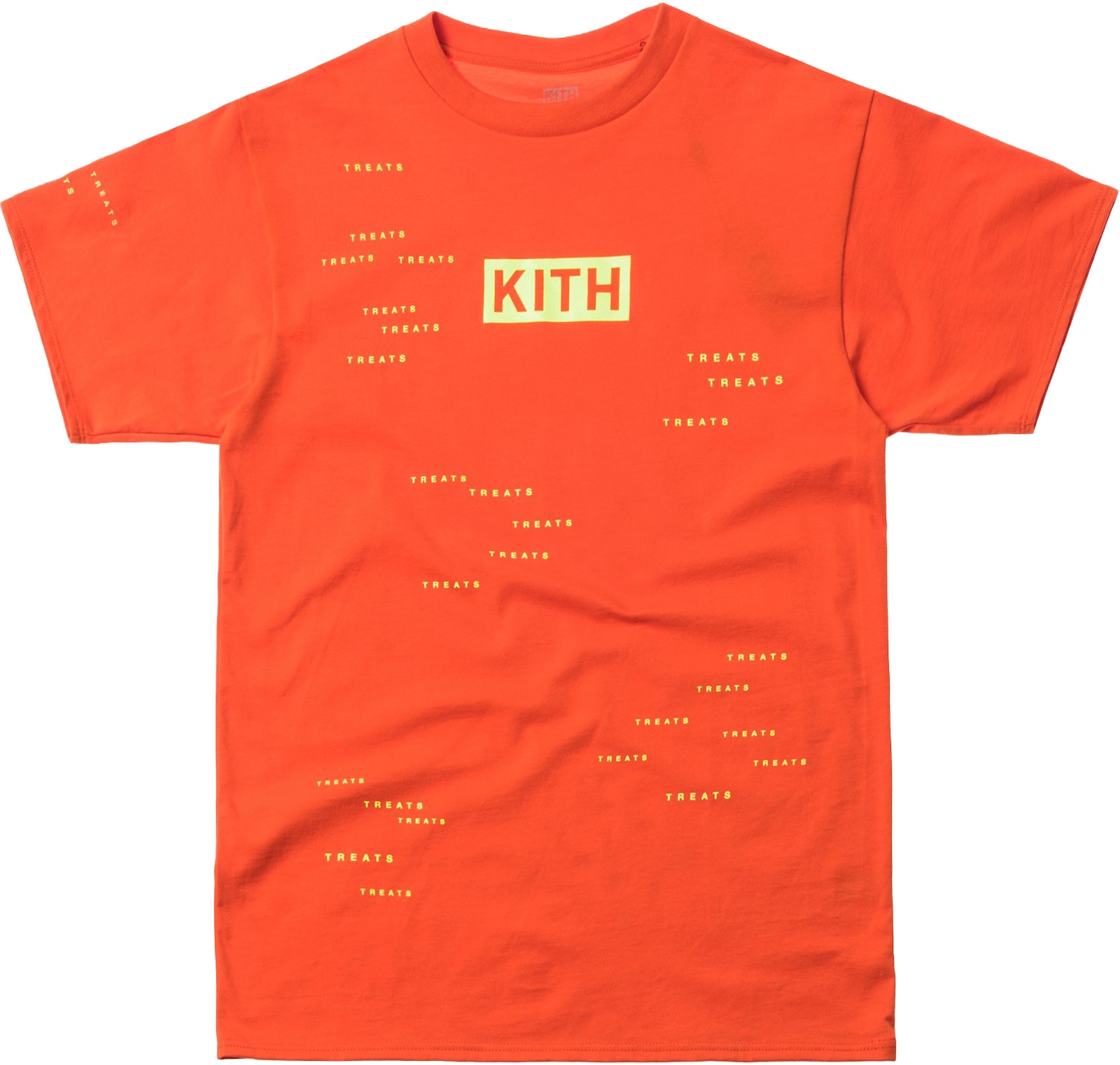 Kith Treats Encrpyted Tee Orange - FW18