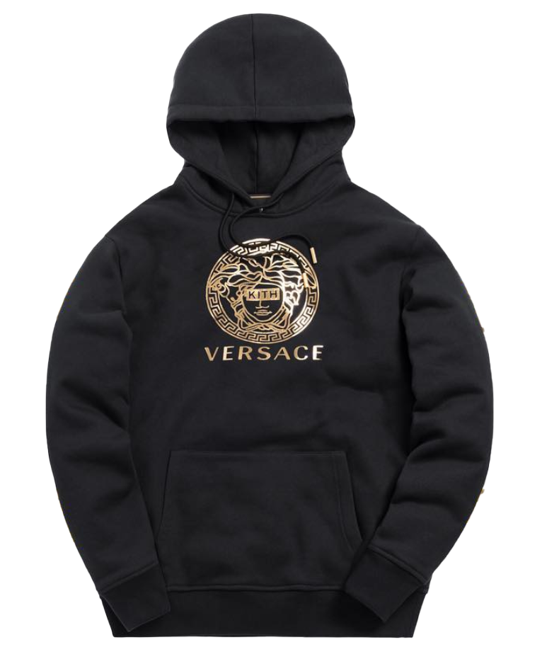 versace black hoodie
